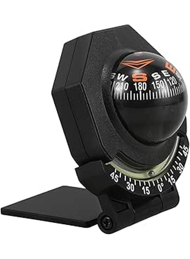 Adjustable Dashboard Compass Ball for Car Truck Boat with Night Glow Function Easy Installation - Image 1