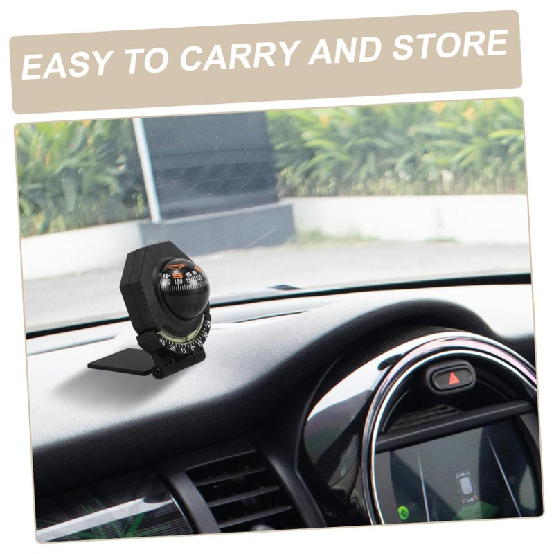 Adjustable Dashboard Compass Ball for Car Truck Boat with Night Glow Function Easy Installation - Image 4