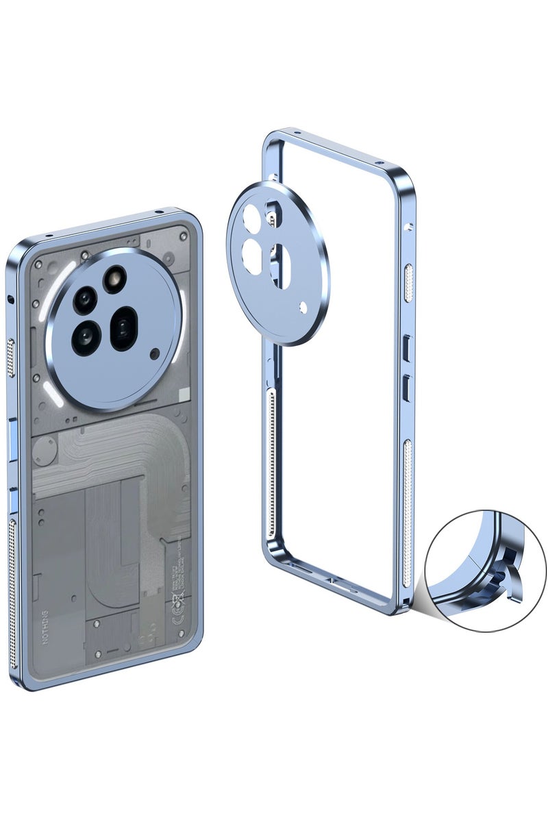 general Case Compatible with Nothing Phone 3Apro Cover with Lens Cap, Rugged PC Frame Case Ultra-Thin Lightweight Shockproof Protective Cover for Nothing Phone 3Apro