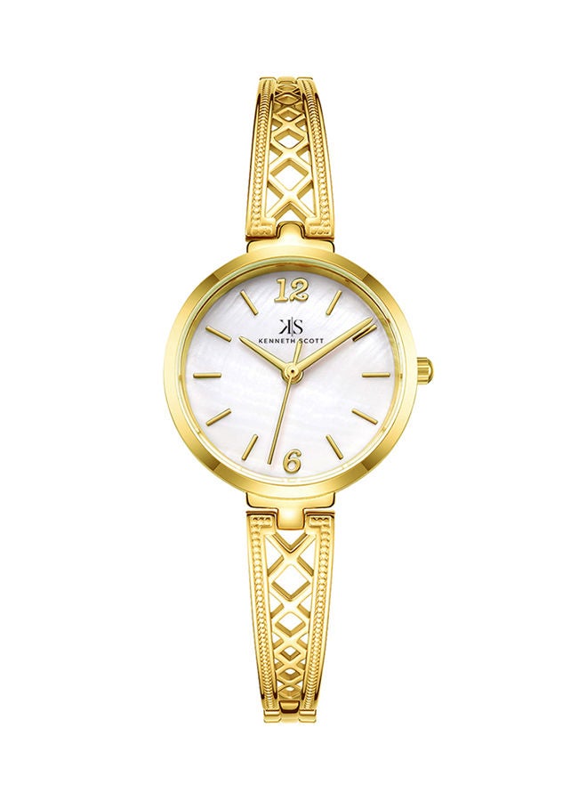 KENNETH SCOTT ساعة يد تناظرية من خليط معدني K22518-GBGM - Image 1