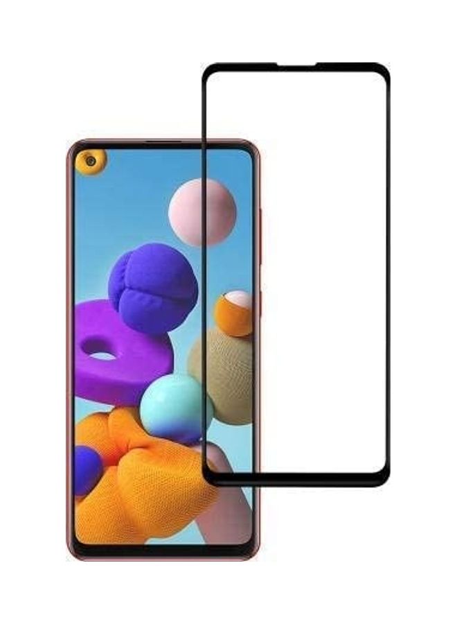 ICS Screen Protector For Samsung Galaxy A21s Clear/Black - Image 1