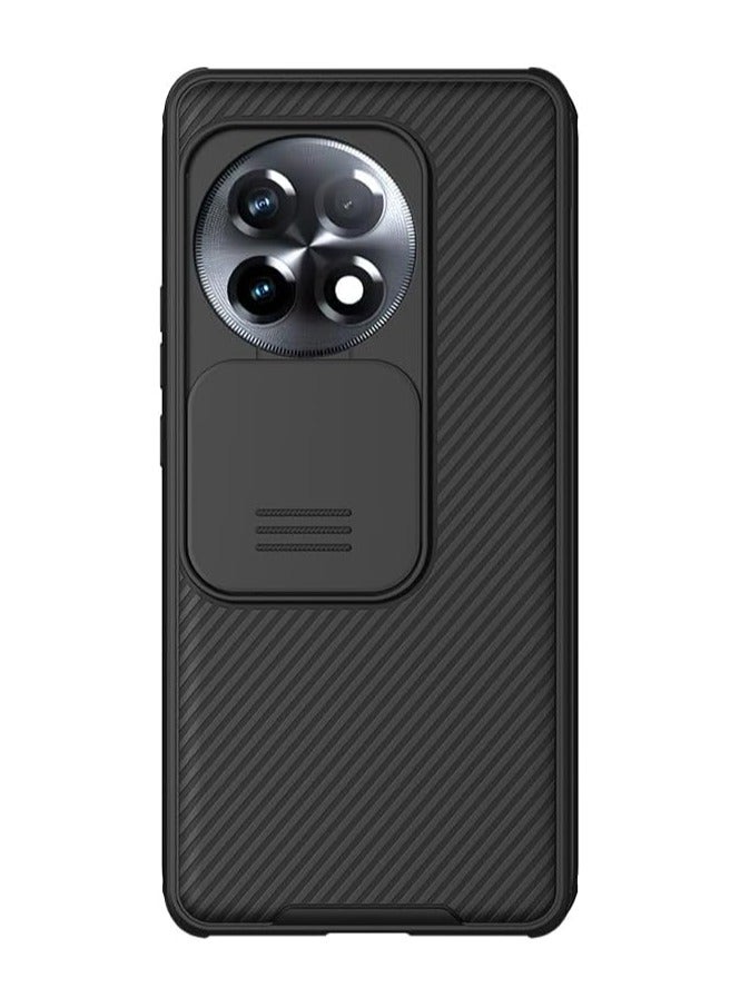 Nillkin Case for OnePlus 13 (2024),Frosted Anti-fall Protective Phone Case with Sliding Window Lens Protection,Ultra-Thin Shockproof Protective Back Cover for OnePlus13 (Black)  - Image 1