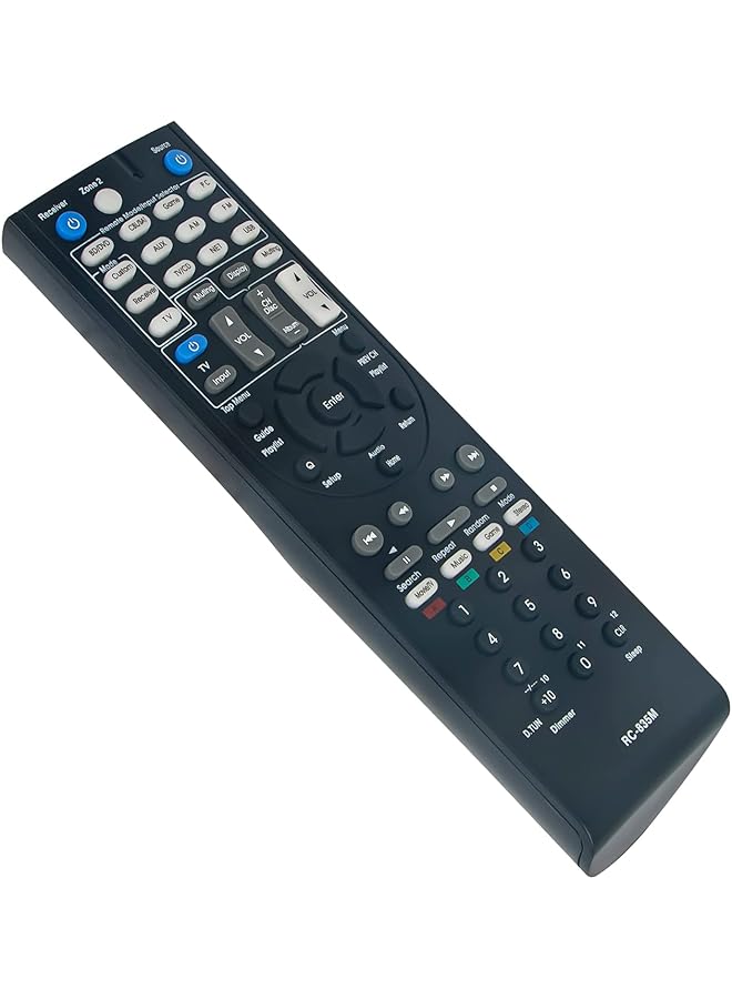 The Bros جهاز تحكم عن بُعد RC-835M بديل - مناسب لجهاز استقبال المسرح المنزلي Onkyo AV DTR-20.4 DTR20.4 - Image 1