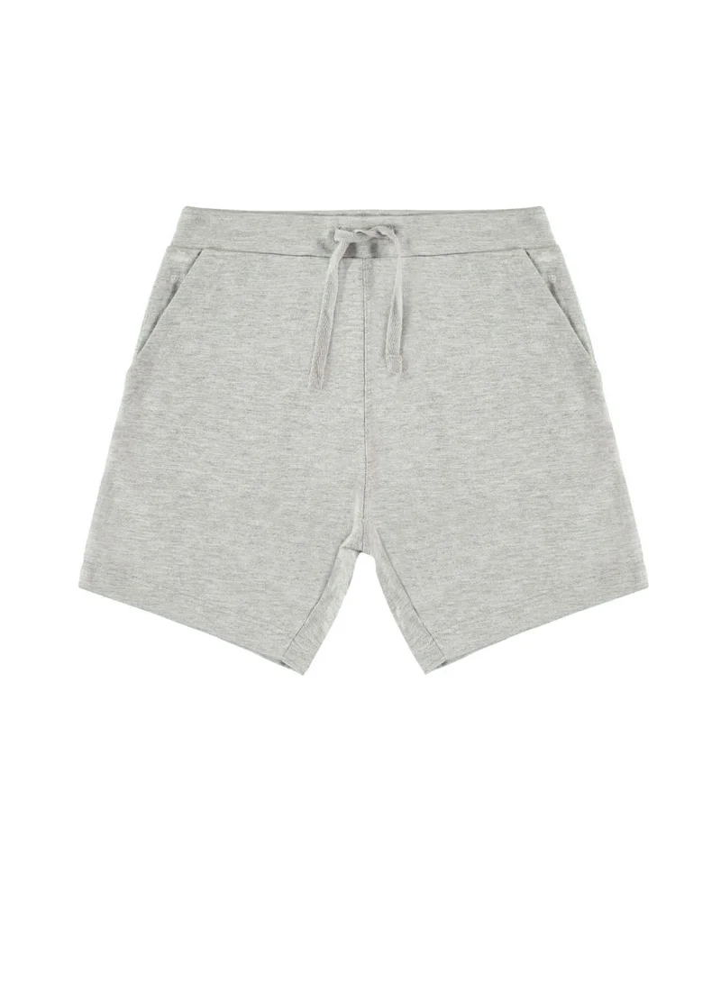 CANADA HOUSE Summer Comfort Light Grey Cotton Casual Wear Shorts For Boys