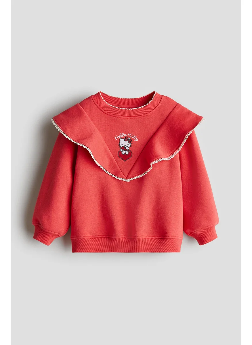 H&M Motif-Detail Sweatshirt