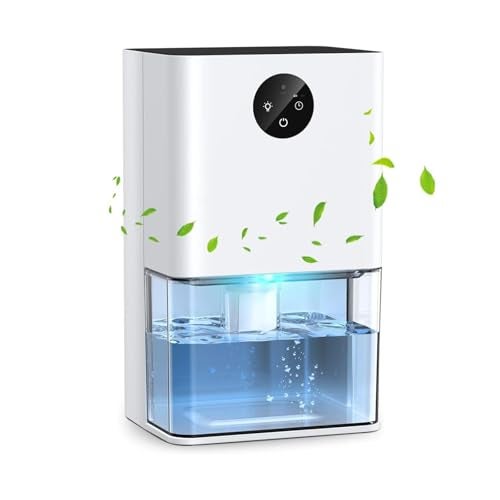 Deyagoo Dehumidifier, 1500ML (50 OZ) Small Dehumidifier for Home (300 Sq. Ft), Quiet with Auto Shut Off, for Bedroom, RV, Closet - Image 1