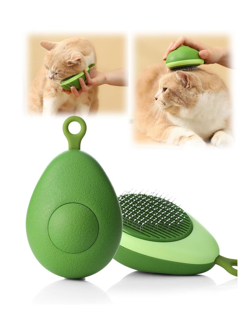 SYOSI Cat Brush Dog for Grooming Self Cleaning Slicker Brushes to Remove Loose Fur Tangles Dirt Great Long and Short Haired Cats 1 Pcs - Image 1