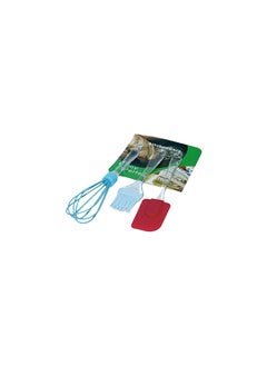 ALSAHAH 3 - Pieces Cooking Tools Set: Oil Brush, Egg Beater And Spoon 