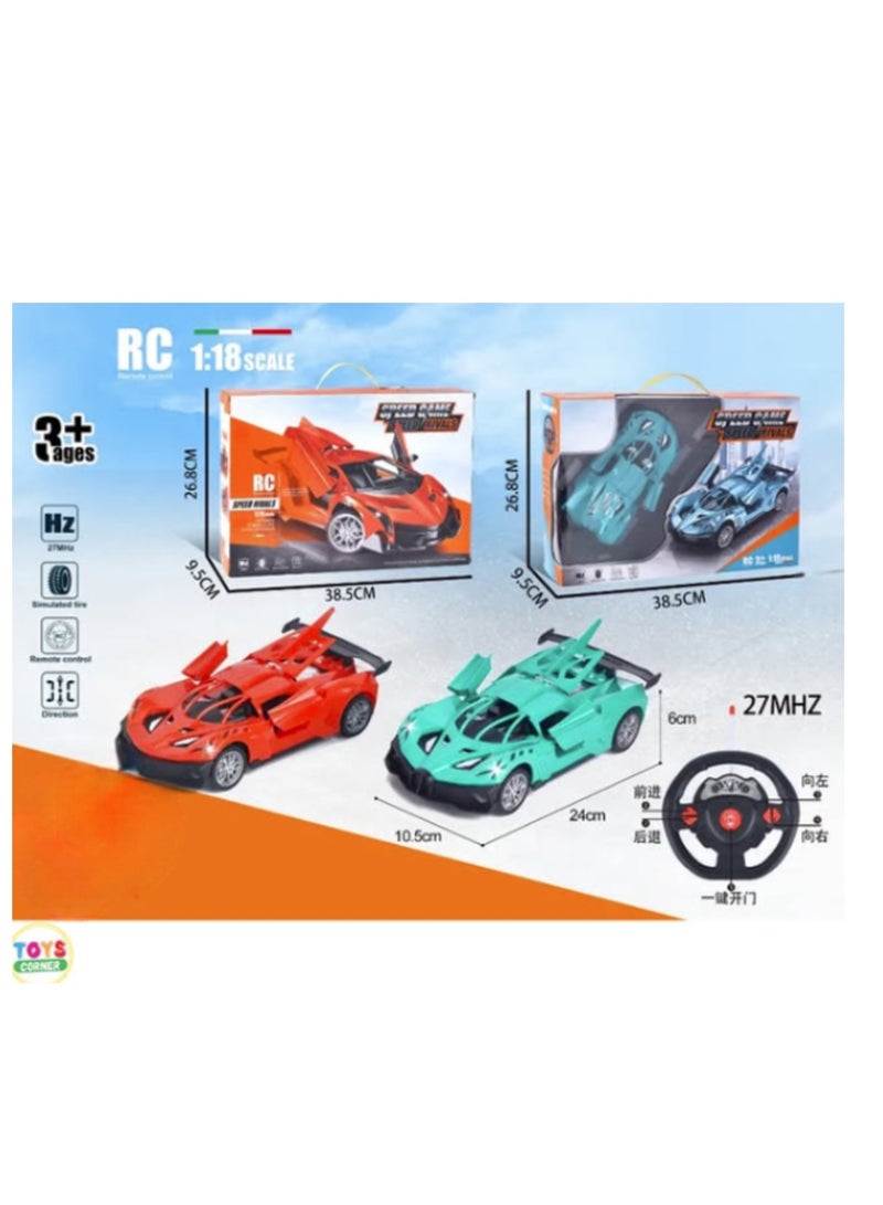 Remote Control Racing Car with Steering Wheel  - Image 4