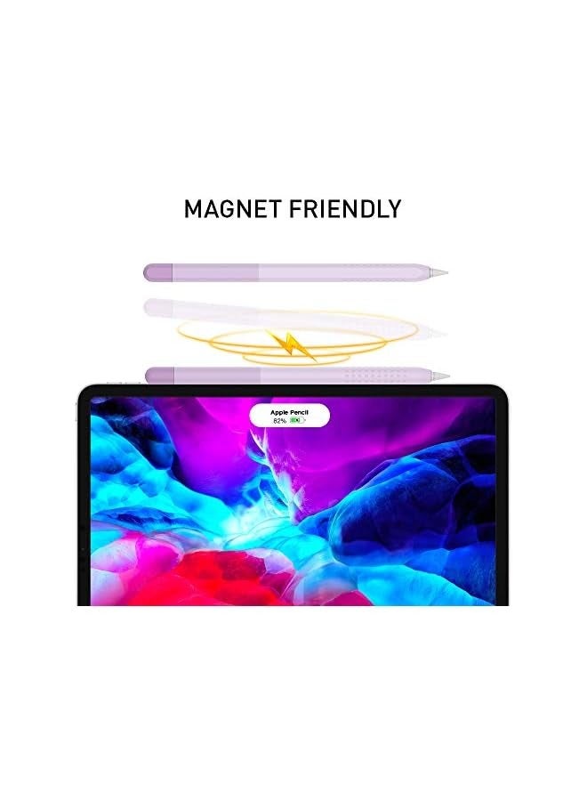 PROMASS Pencil Case Compatible with Apple Pencil Pro and Apple Pencil 2nd Generation Case, Gradient Color Case Sleeve Silicone Cover Accessories for Apple Pencil  - Image 2