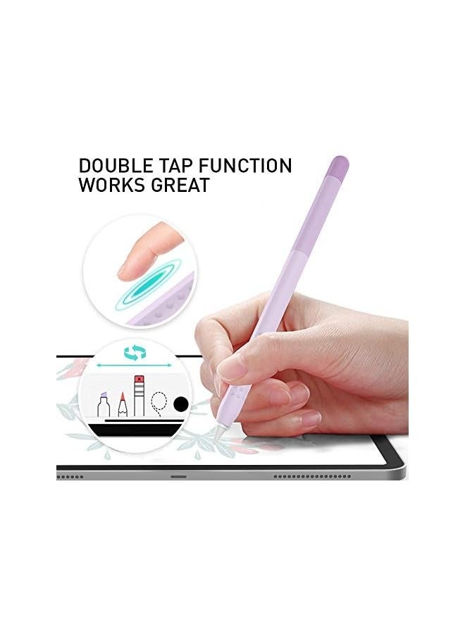 PROMASS Pencil Case Compatible with Apple Pencil Pro and Apple Pencil 2nd Generation Case, Gradient Color Case Sleeve Silicone Cover Accessories for Apple Pencil  - Image 4