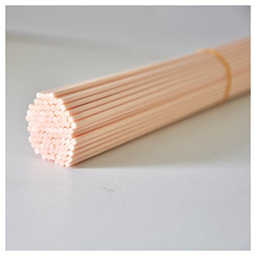 Ougual 100 Pieces Fiber Reed Diffuser Replacement Refill Sticks (8" x 3mm, Brown) - Image 2