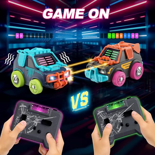 Winyea Tag RC Cars 2 Pack Remote Control Combat Cars 24G Rechargeable 360 Interactive Shooting Battle Family ParentChild and Party Fun Toy for 6 Year Old Boys Girls - Image 5
