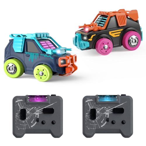 Winyea Tag RC Cars 2 Pack Remote Control Combat Cars 24G Rechargeable 360 Interactive Shooting Battle Family ParentChild and Party Fun Toy for 6 Year Old Boys Girls - Image 1