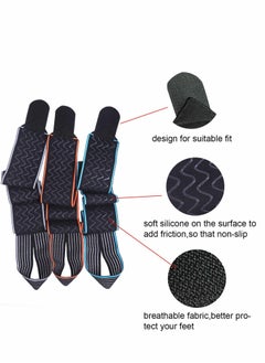Excefore Ankle Brace - 2 Pack Compression Sleeve with Adjustable Strap & Comfy Ankle Support Perfect for Sprained Ankle, Achilles Tendon, Plantar Fasciitis & Sports - Ideal for Men & Women  - Image 2