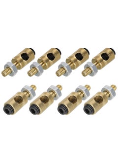 Linkage Stoppers Connecting Servo Arm,Adjustable Push Rod With Nut And Screw For Rc Airplane,D4X2.5Mm 8Pcs