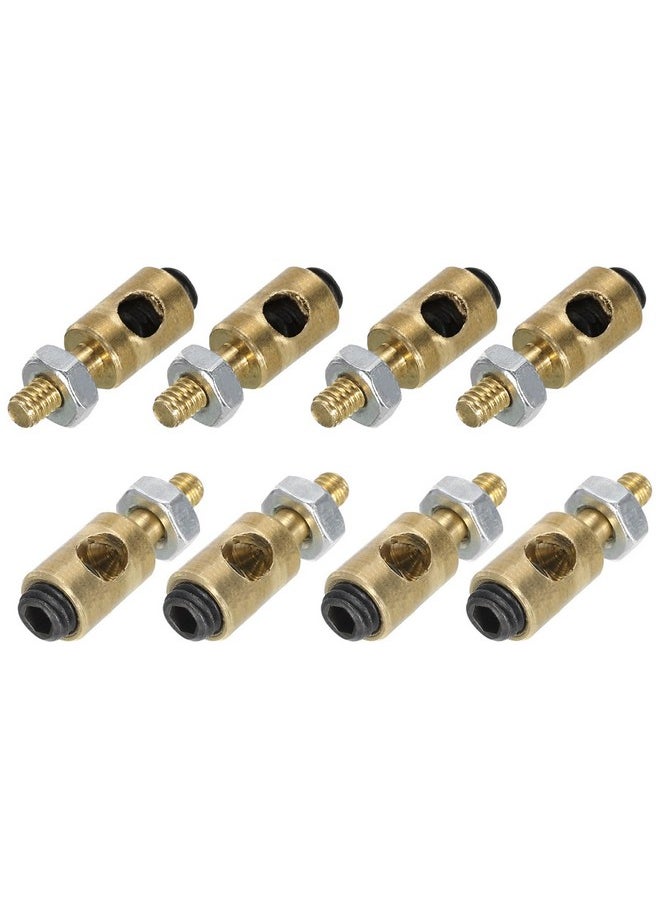 MECCANIXITY Linkage Stoppers Connecting Servo Arm,Adjustable Push Rod With Nut And Screw For Rc Airplane,D4X2.5Mm 8Pcs  - Image 1