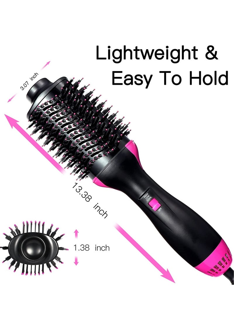 Hair Dryer Brush,One Step Hot Air Brush,3 in 1 Upgrade Blow Dryer Brush,Hair Dryer & Volumizer for Hair Straightening, Curling and Styling，Reduce Frizz and Static, Black - Image 5
