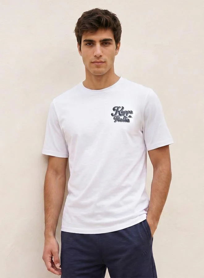 Kappa Kappa Printed Non-Stretchable T-shirt