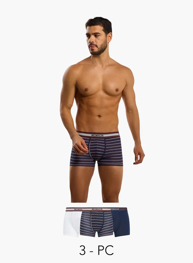 سبلاش فيڤ Men Assorted Hipster Trunks - Pack of 3