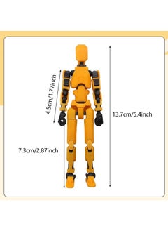 T13 Action Figure, 3D Printed Action Figures, Multi-Jointed Movable Robot 3D Mannequin Toys, Full Body Mechanical Movable Toy  for Toy Collection and Desk Decor - pzsku/ZD11068E99352BB6F9BF5Z/45/_/1723254170/72fef2f1-c3e2-4630-8bbc-8b5249092c79