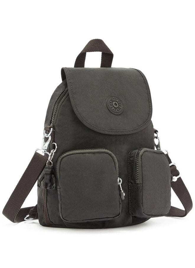 kipling Small Backpack (Convertible To Shoulderbag) Female Black Noir Firefly Up  - Image 2
