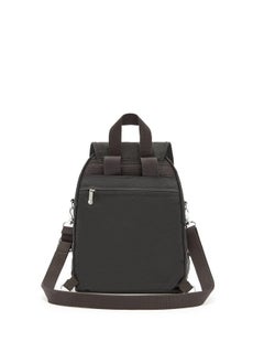 kipling Small Backpack (Convertible To Shoulderbag) Female Black Noir Firefly Up  - Image 4