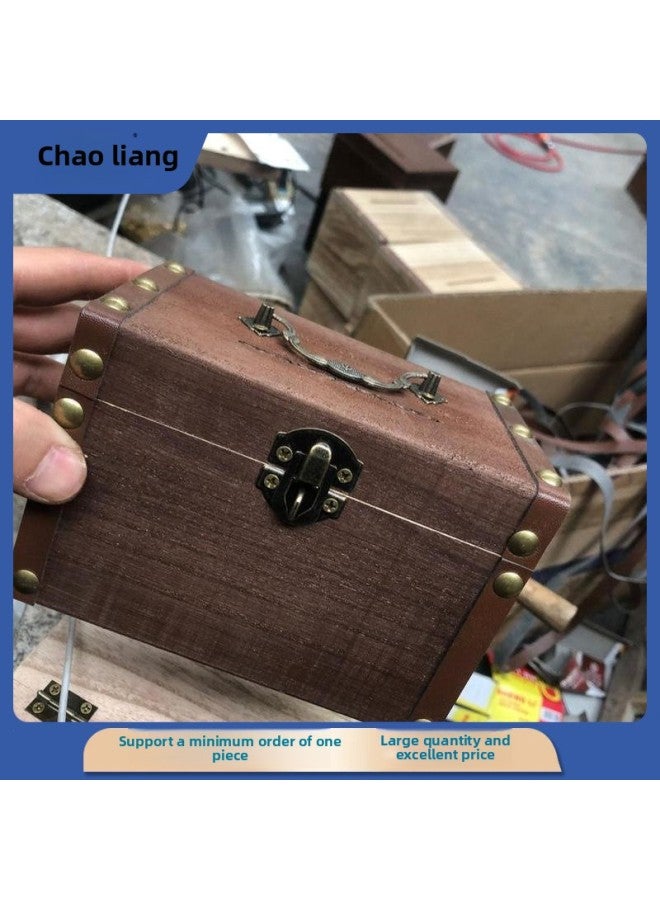 Wooden Children's Piggy Bank Can Be Saved And Can Be Saved. Boys With Lock Cashbox Can Only Enter And Leave The Piggy Bank Password Small Box-Colour:✚Modern Key Lock-Size:✚Number Single-sided Engraving (default Version Of Money-saving Pattern) - Image 4