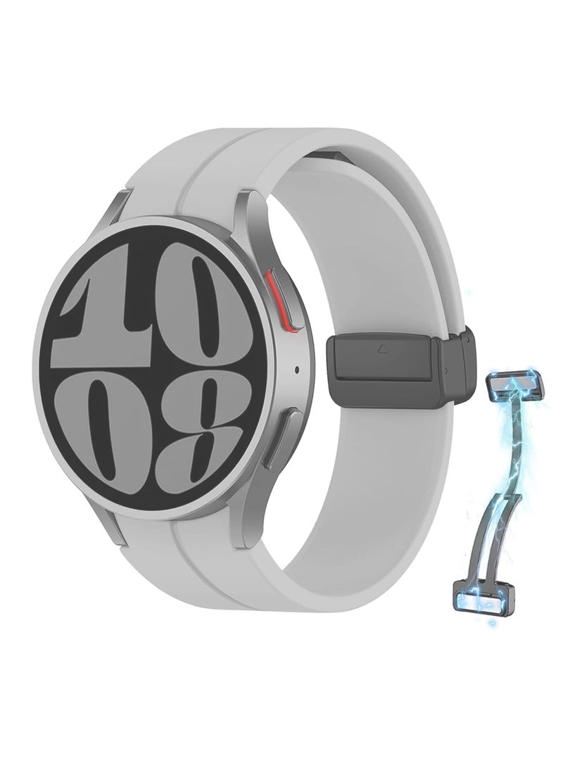 سوار متوافق مع ساعة سامسونج جالكسي 7 5 4 6 مقاس 44 مم 40 مم/ساعة 5 برو مقاس 45 مم/ساعة جالكسي 4 كلاسيك مقاس 46 مم 42 مم، سوار رياضي سريع الفك مقاس 20 مم للنساء والرجال - Image 1