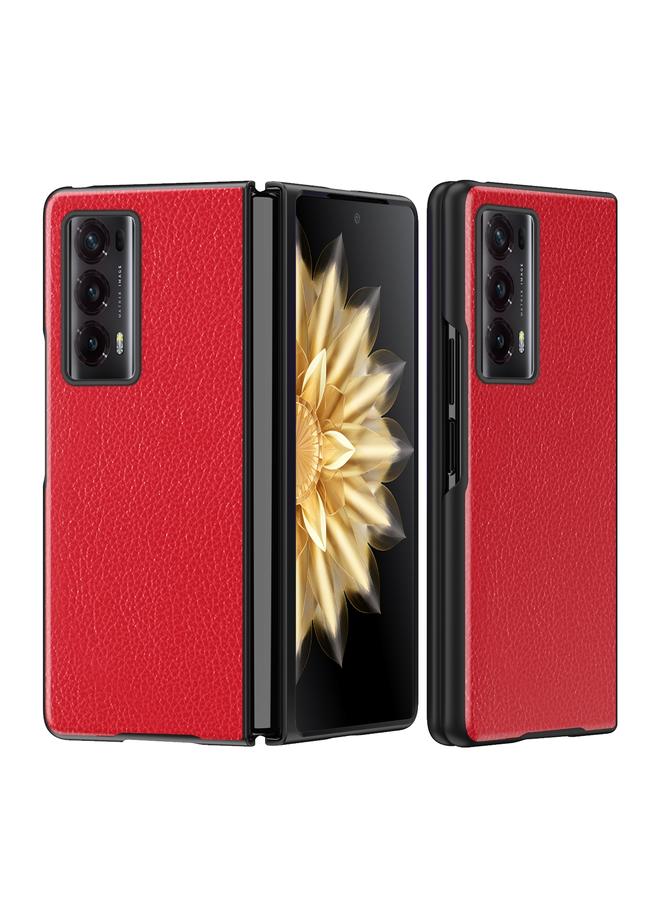 Zaboon Case For Honor Magic V2 Litchi Leather All Inclusive Shockproof Phone Case - Image 1