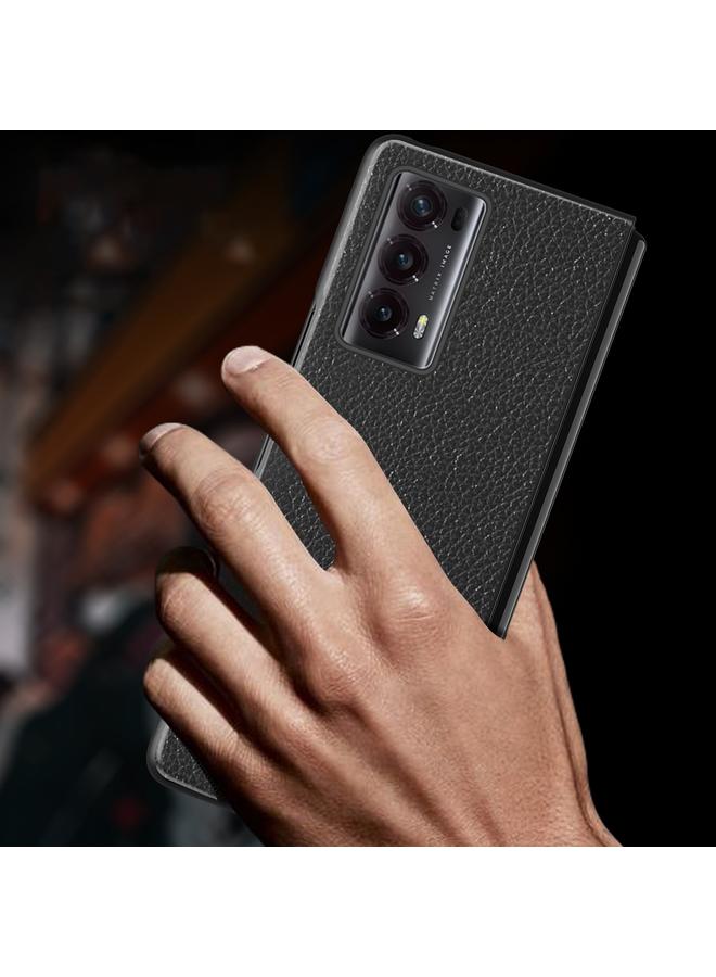 Zaboon Case For Honor Magic V2 Litchi Leather All Inclusive Shockproof Phone Case - Image 3