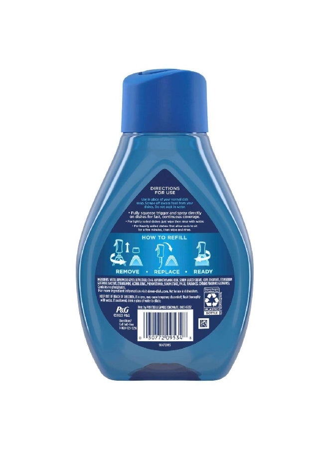 Dawn Ultra Platinum Powerwash Biodegradable Formula Lemon Scent Liquid Dish Easy Spray Refill 473 ml 1026638 - Image 2