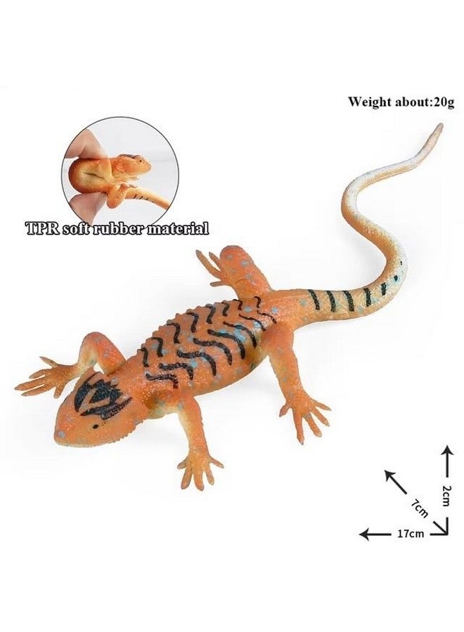 SUPER TOY Realistic Gecko Lizard Animal Figure Toy Set, Reptile Dragon Figurine for Boys and Girls, Lifelike Educational Cold Blooded Animal Props, Prank Toy - Image 5