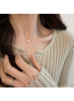 Korean Elegant Pearl Tassel Butterfly Necklace 27# Necklace-Silver Freshwater Pearls