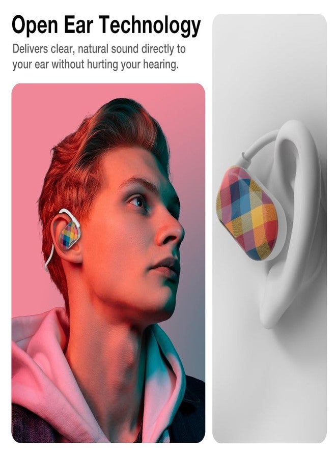 بيورتي سماعات أذن مفتوحة من Purity Air - سماعات أذن لاسلكية بتقنية بلوتوث مع ميكروفون مزدوج لأجهزة iPhone/Android - توفر راحة فائقة عند ارتدائها لفترات طويلة، ومقاومة للعرق أثناء ممارسة الرياضة (ACPCS151) - Image 2