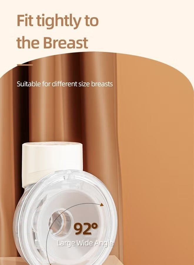 Gonice 2Pcs Hands-Free Wearable Breast Pump Double Electric with Vibration Massage Modes, PPSU BPA-Free Material & 210ml Large Capacity - Image 5