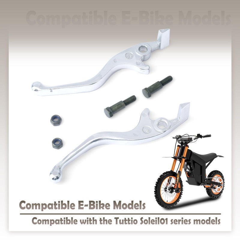 VAINELY 1 Pair Left and Right Lever Handbrake Compatible with Tuttio Soleil01 E-Bike, Dirt Bike Hand Brake Levers - Image 3