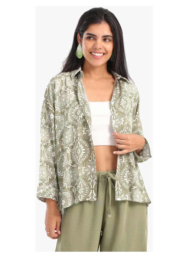 Clue Classic Printed Blouse - Image 1