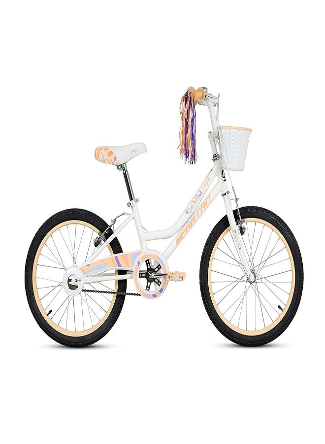 Spartan Oryx Kids Bike | 20 Inch Wheel Size | Single Speed | Light Peach Color - Image 5