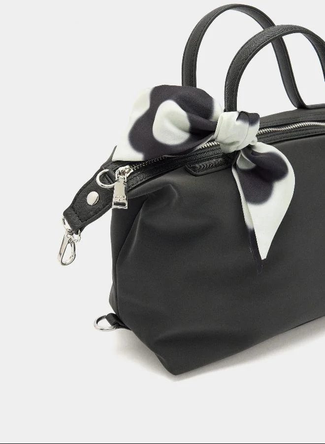 PARFOIS Black Tote bag with soft texture for Women | Best Price UAE