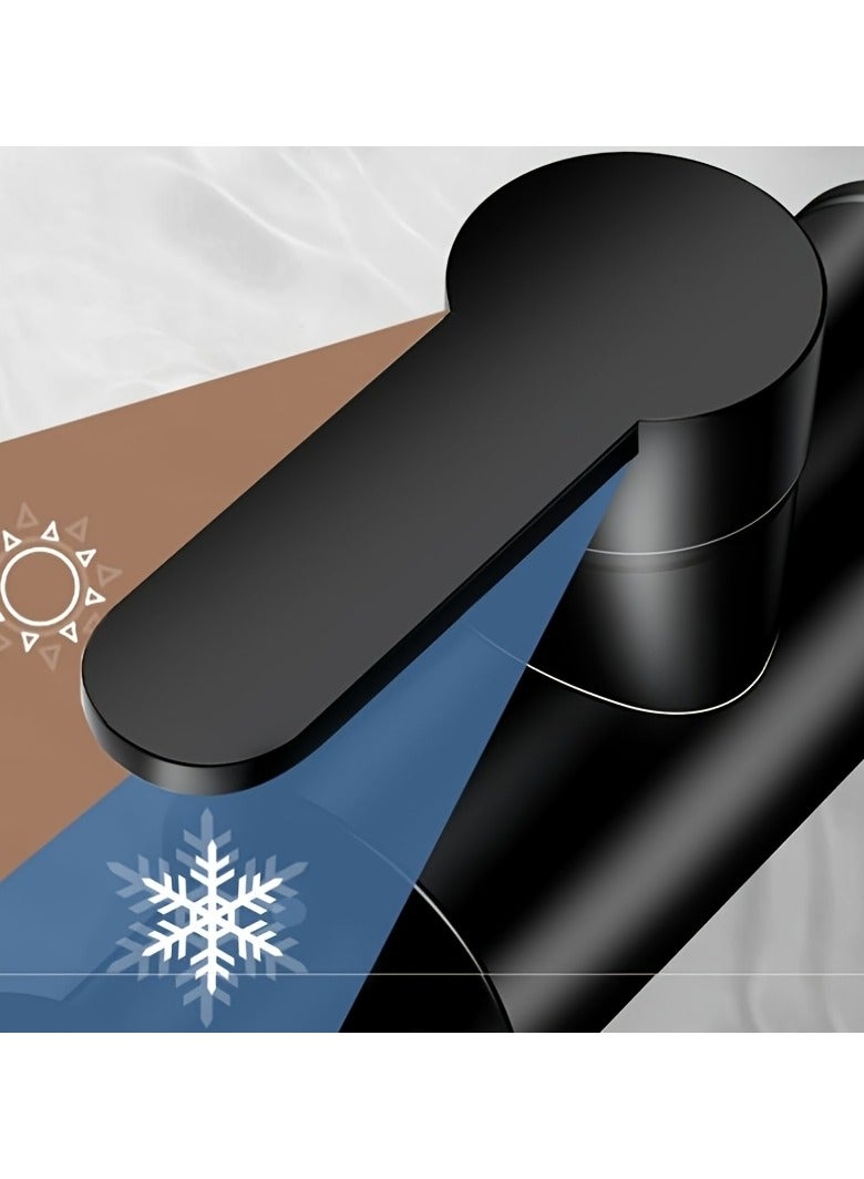 AROAQ Mechanical Arm Faucet with a Plastic Shell And Stainless Steel Body Featuring Three Water Flow Modes, Equipped with Two Inlet Pipes, Capable of 360-Degree Rotation - Image 5