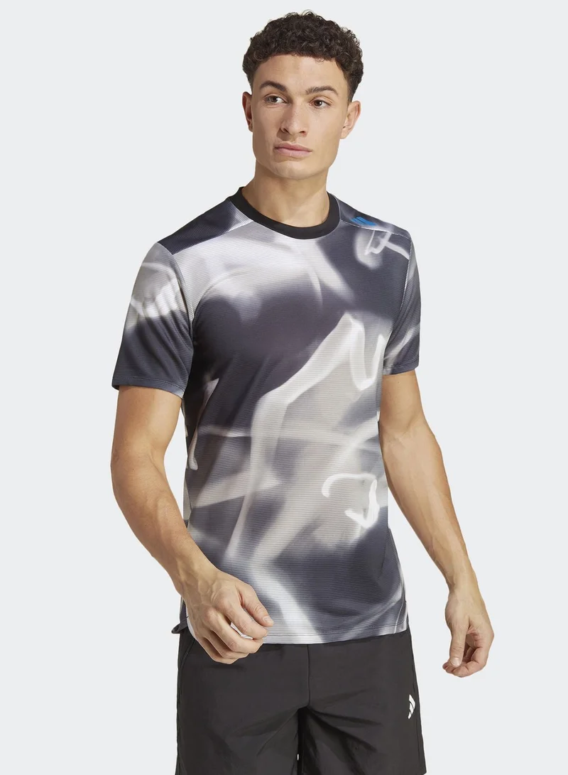 Adidas Designed 4 Training Heat Ready Printed T-Shirt