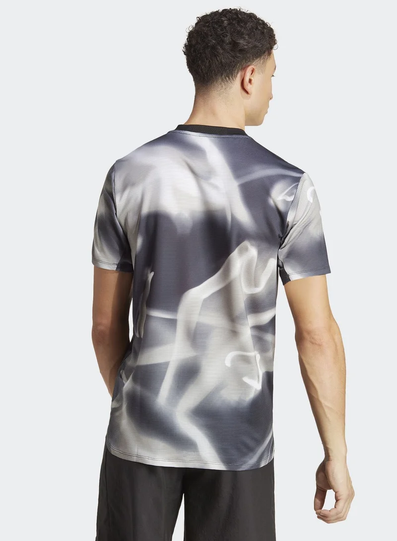 Adidas Designed 4 Training Heat Ready Printed T-Shirt