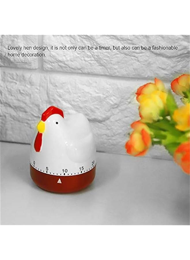 Chicken Timer, Lovely Chicken Timer Mechanical Kitchen Cooking Alarm Clock for Home Decor Timing Reminder - Image 2