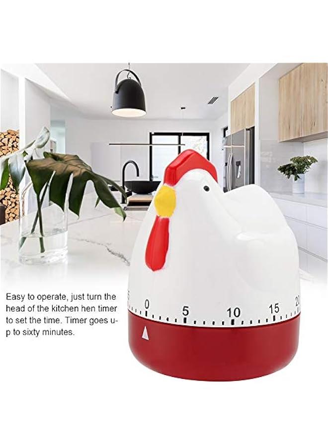 Chicken Timer, Lovely Chicken Timer Mechanical Kitchen Cooking Alarm Clock for Home Decor Timing Reminder - Image 3