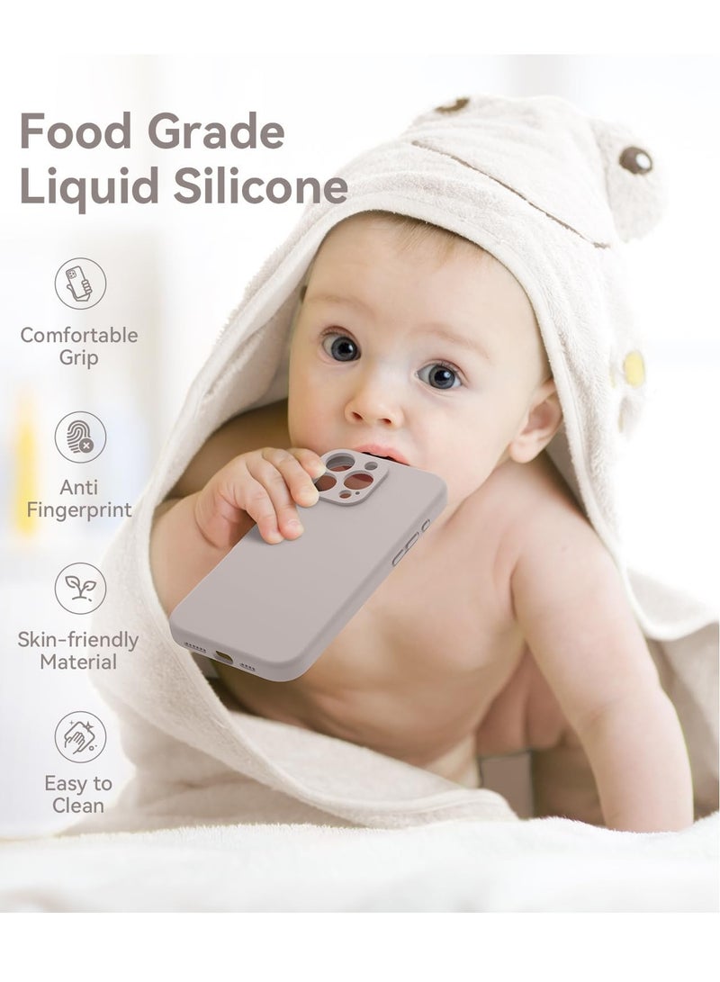 ELTRAZONE Titanium Silicone Case for iPhone 16 Pro Max [Camera Protection], MagSafe Compatible, Anti-Scratch Microfiber Lining, Includes 2 Screen Protectors - Image 4