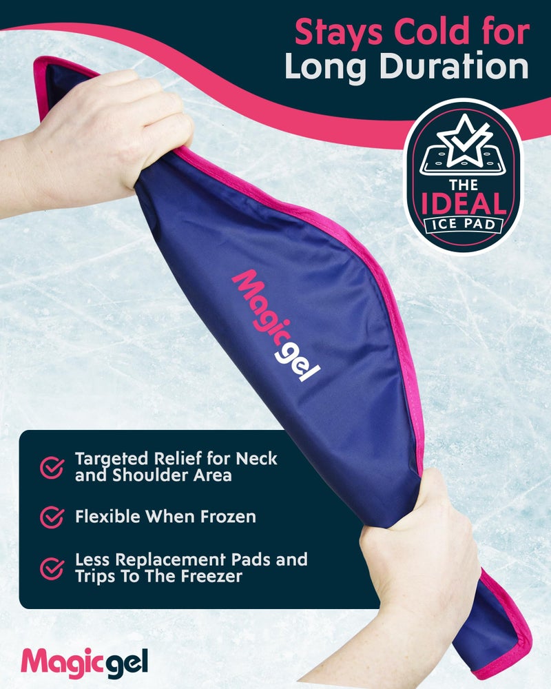 Magic Gel Neck Ice Pack - Shoulder Ice Pack - Cooling Neck Wrap - Cooler Ring - Flexible and Reusable Cold Pad - Lightweight & Comfortable - One Size Fits Most - Image 5