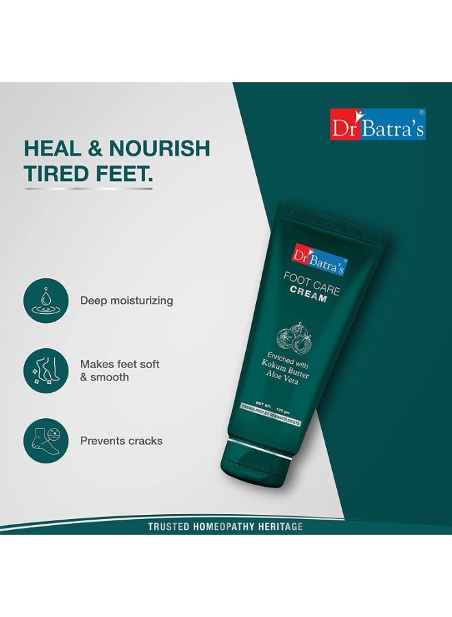 Dr Batra's Foot Care Cream, Enriched With Kokum Butter (100g) - Image 2