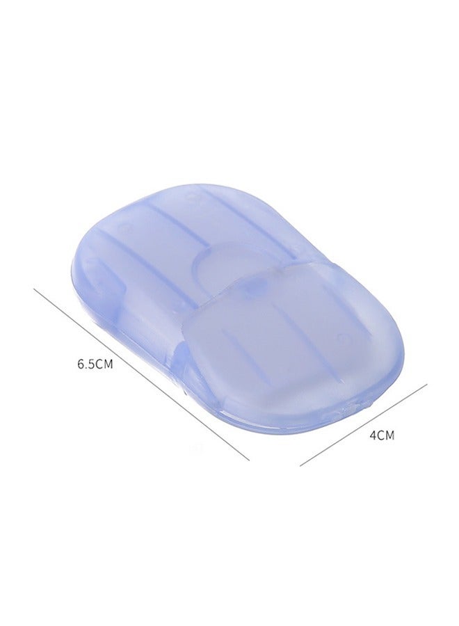 8 Pcs Soap Flakes Hand Soap Sheets, Mini Portable Antibacterial Soap Sheets the Box, Disposable Travel Scented Bath Slice Sheet Foaming Paper Soap Confetti Slide Flakes (Colorful) - Image 2