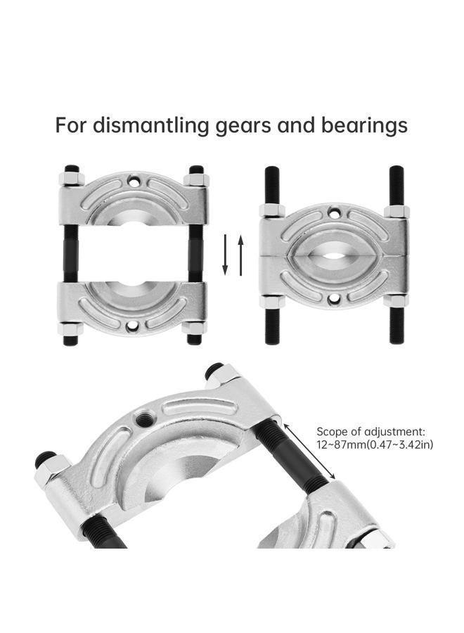 ChgImposs Heavy Duty Bearing Puller with 1/2in to 4-5/8in Jaw for Gear Pinion/Wheel Hub/Bearing Separator, Chrome-Plated Steel Splitter Tool - Image 3